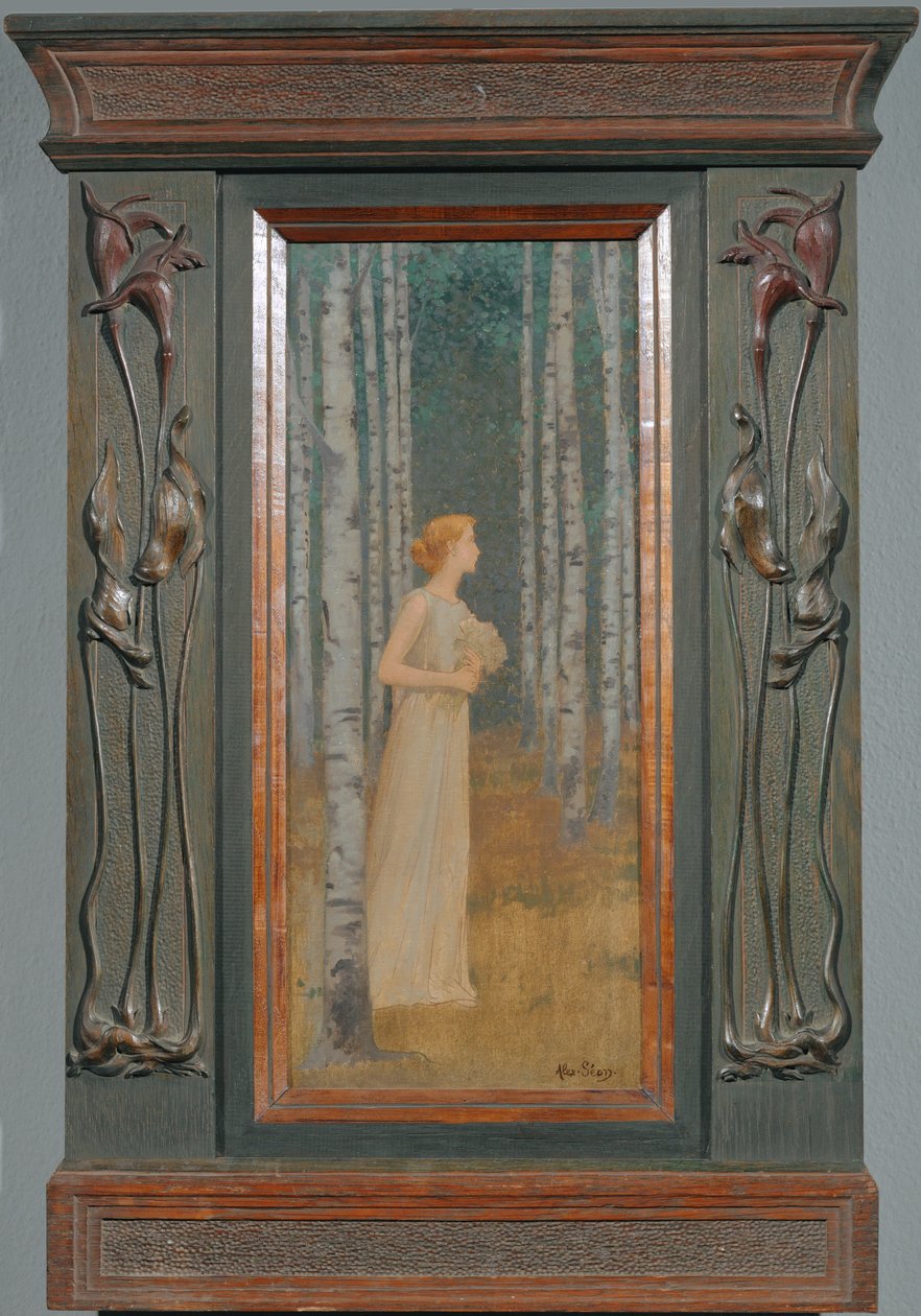 امرأة تمر (لوحة على قماش) بواسطة الكسندر سيون