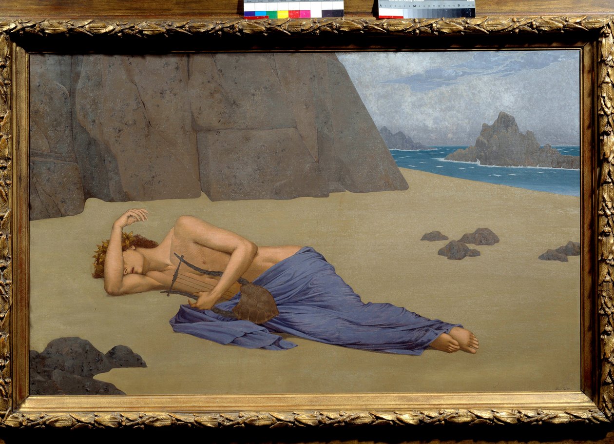 رثاء لوحة Orphee بواسطة الكسندر سون (1855-1917) 1896. خافت. 0،73 × 1،16 م. متحف دورسيه ، باريس بواسطة الكسندر سيون