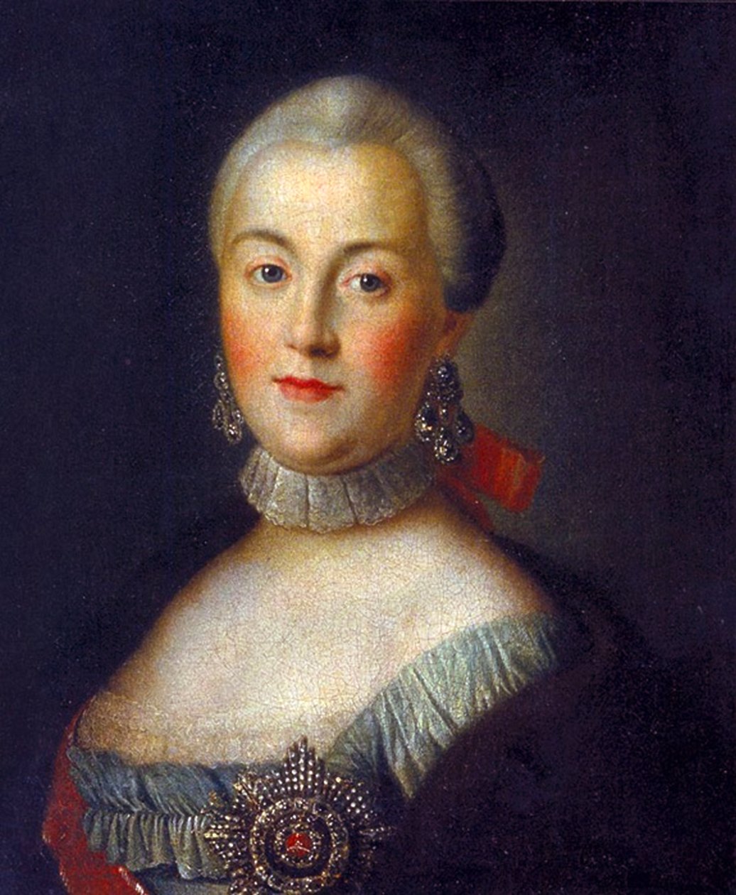 صورة الدوقة الكبرى كاثرين ألكسيفنا ، الإمبراطورة المستقبلية كاثرين الثانية العظمى ، 1760 بواسطة أليكسي بتروفيتش أنتروبوف