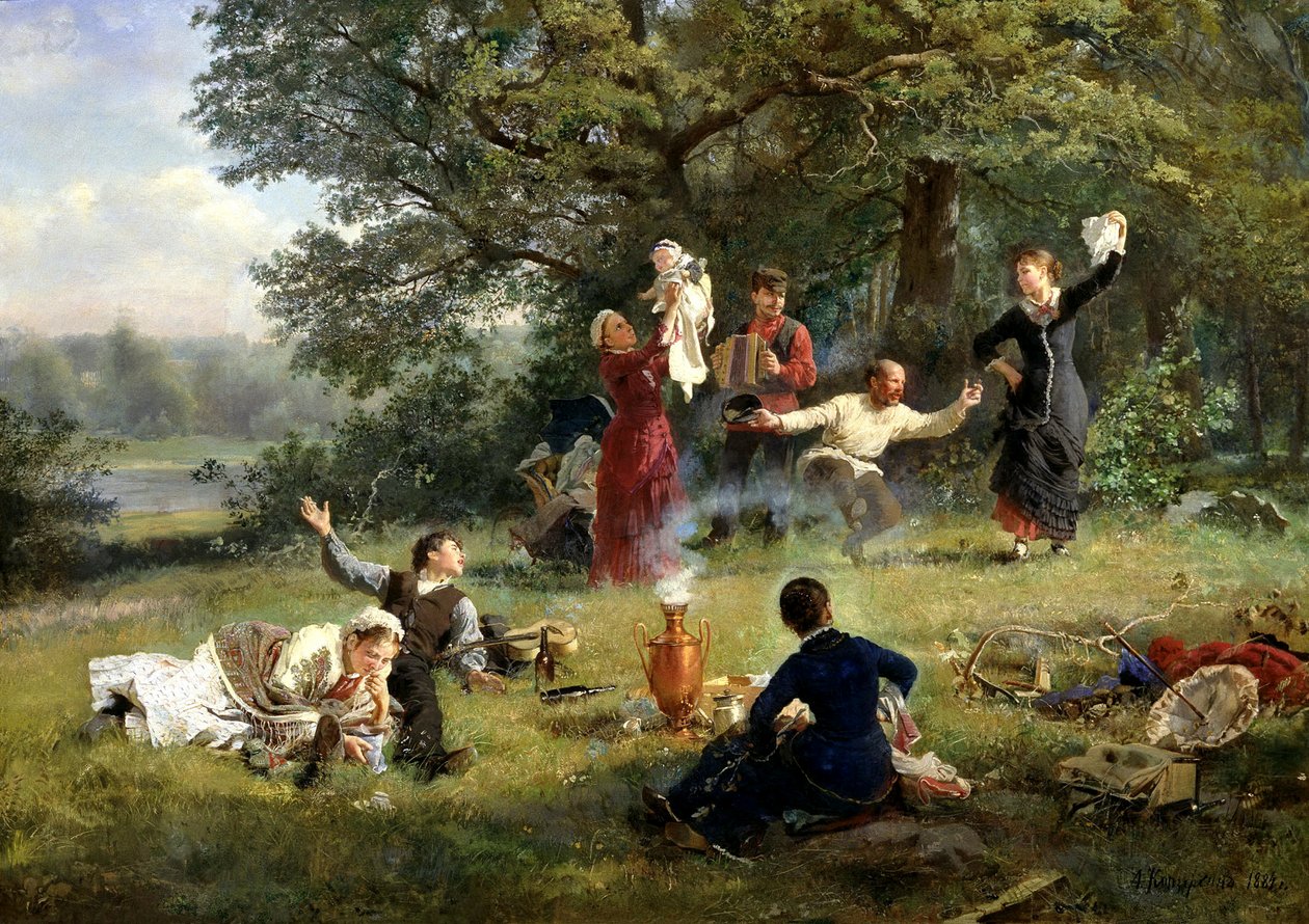 الأحد 1884. بواسطة أليكسي إيفانوفيتش كورزوخين