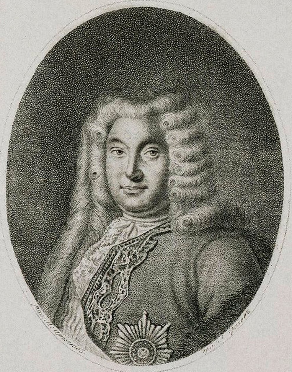 صورة لنائب المستشار الكونت أندريه أوسترمان 1687-1747 ، c1812. بواسطة أليكسي بتروفيتش غراتشيف