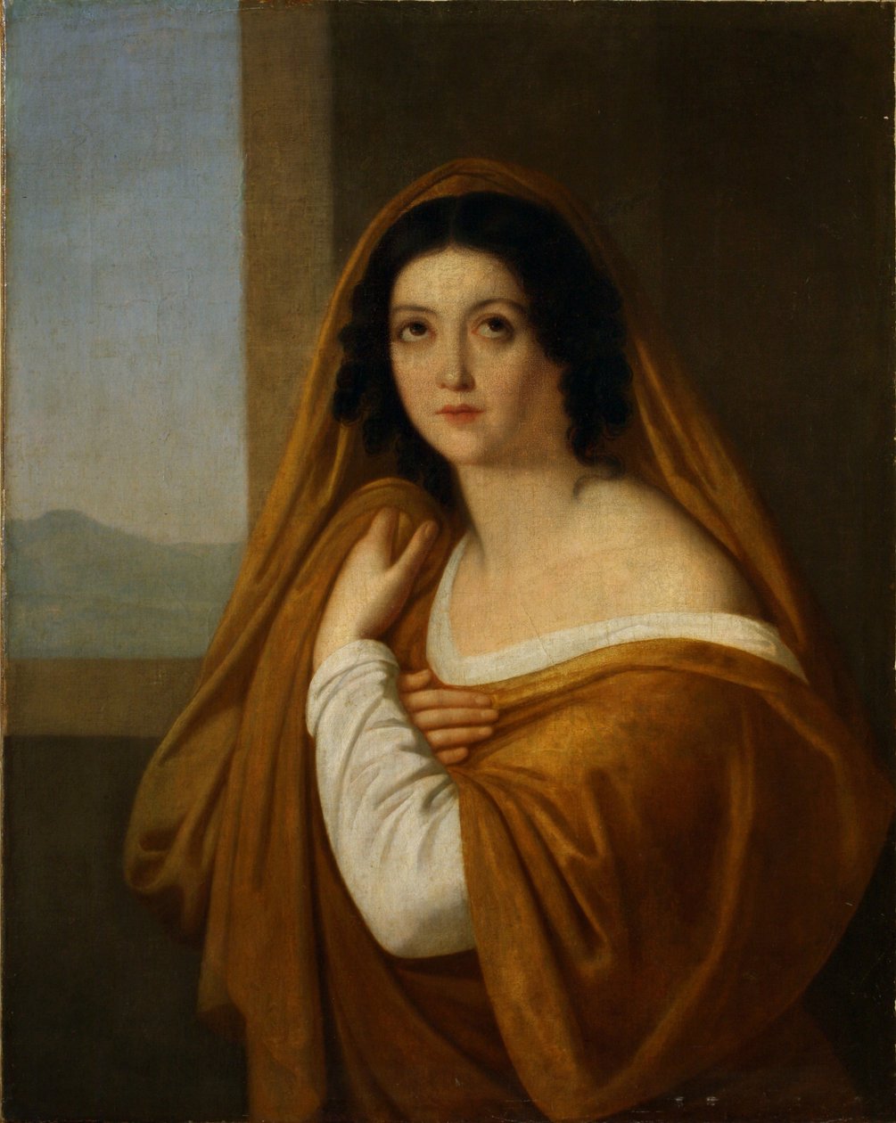 صورة للأميرة يفدوكيا أفدوتيا إيفانوفنا غوليتسينا ، ني إيزميلوفا 1794-1890 ، 1810 بواسطة أليكسي ييغوروفيتش ييغوروف