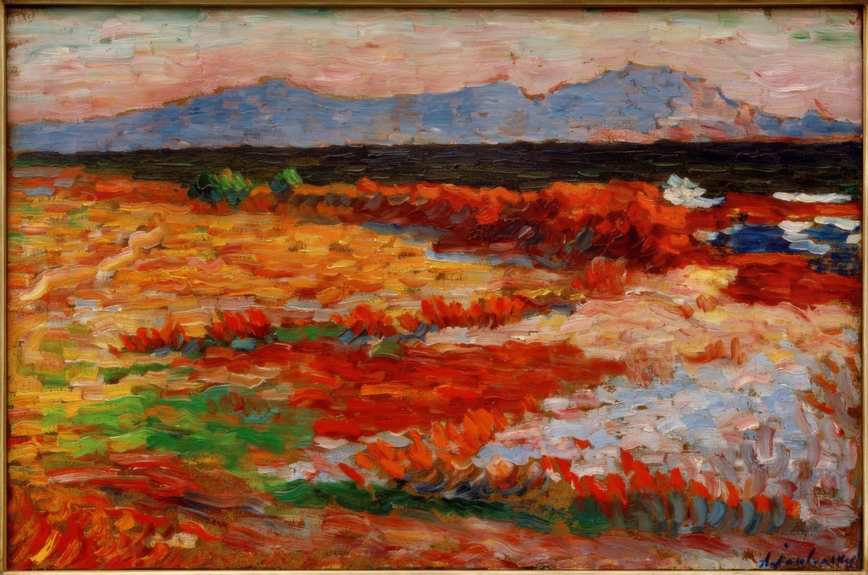 أ. Jawlensky ، البحر الأبيض المتوسط بالقرب من مرسيليا بواسطة Alexej von Jawlensky