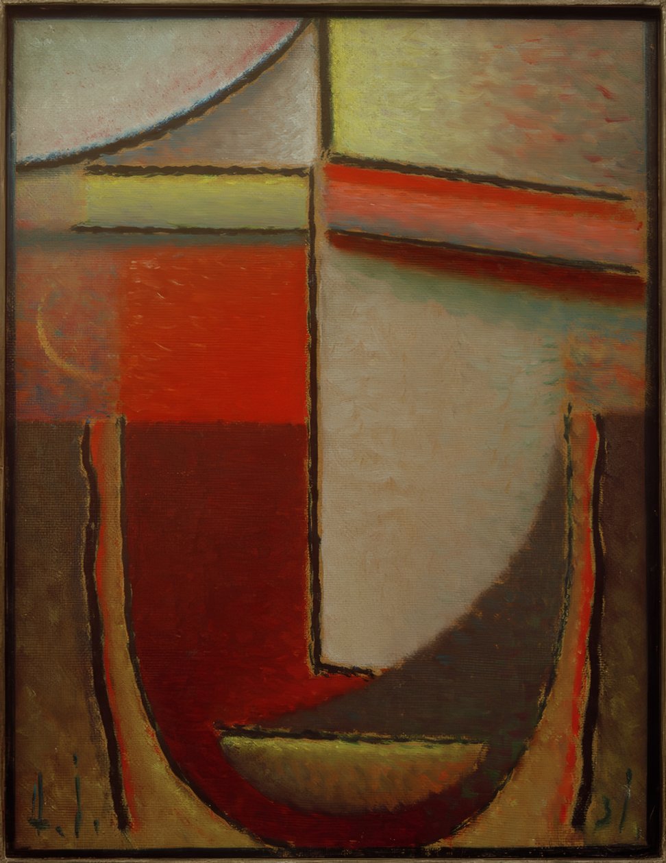 رأس الملخص: مساء 1931 بواسطة Alexej von Jawlensky