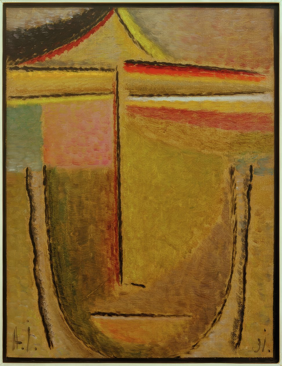 رأس الملخص: Apoll بواسطة Alexej von Jawlensky