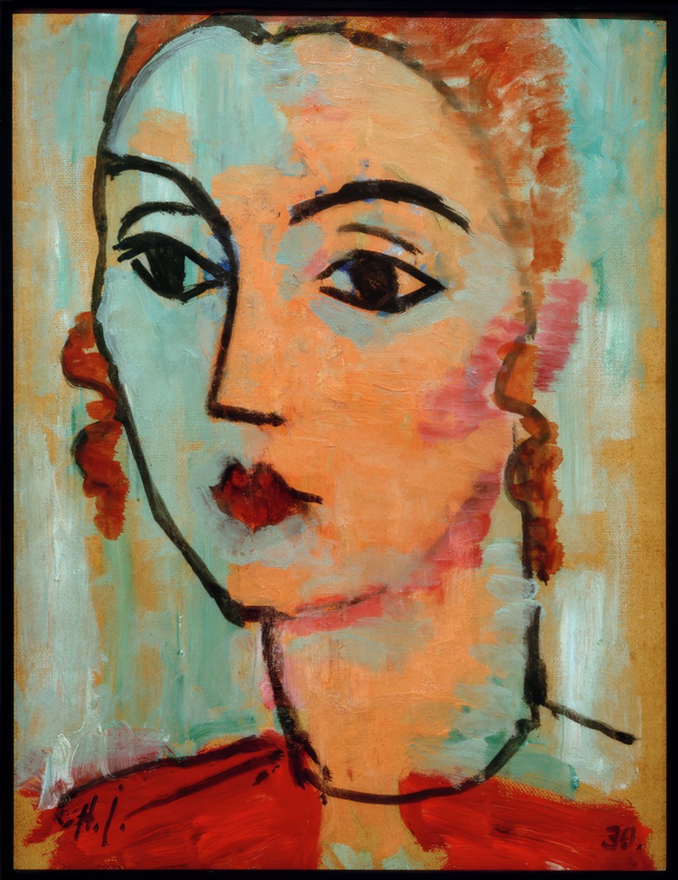 صورة ليزا كوميل بواسطة Alexej von Jawlensky