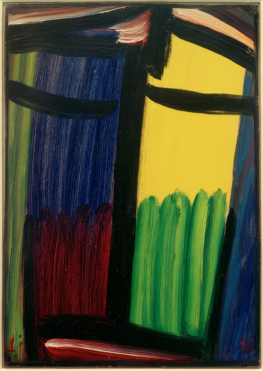 تأمل كبير: يوهانس د.توفر ، 1936 بواسطة Alexej von Jawlensky