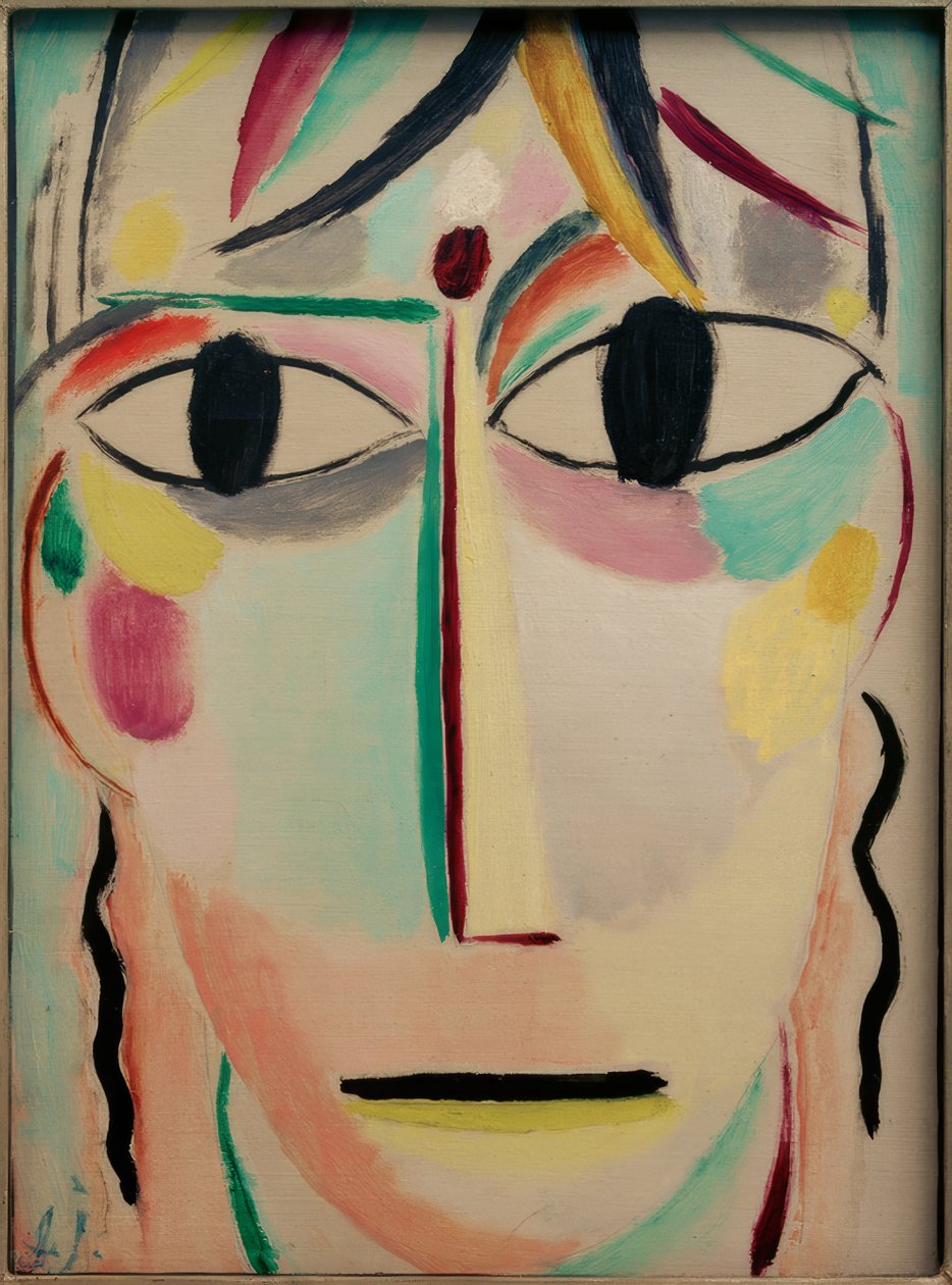 وجه المخلص: التوقع بواسطة Alexej von Jawlensky