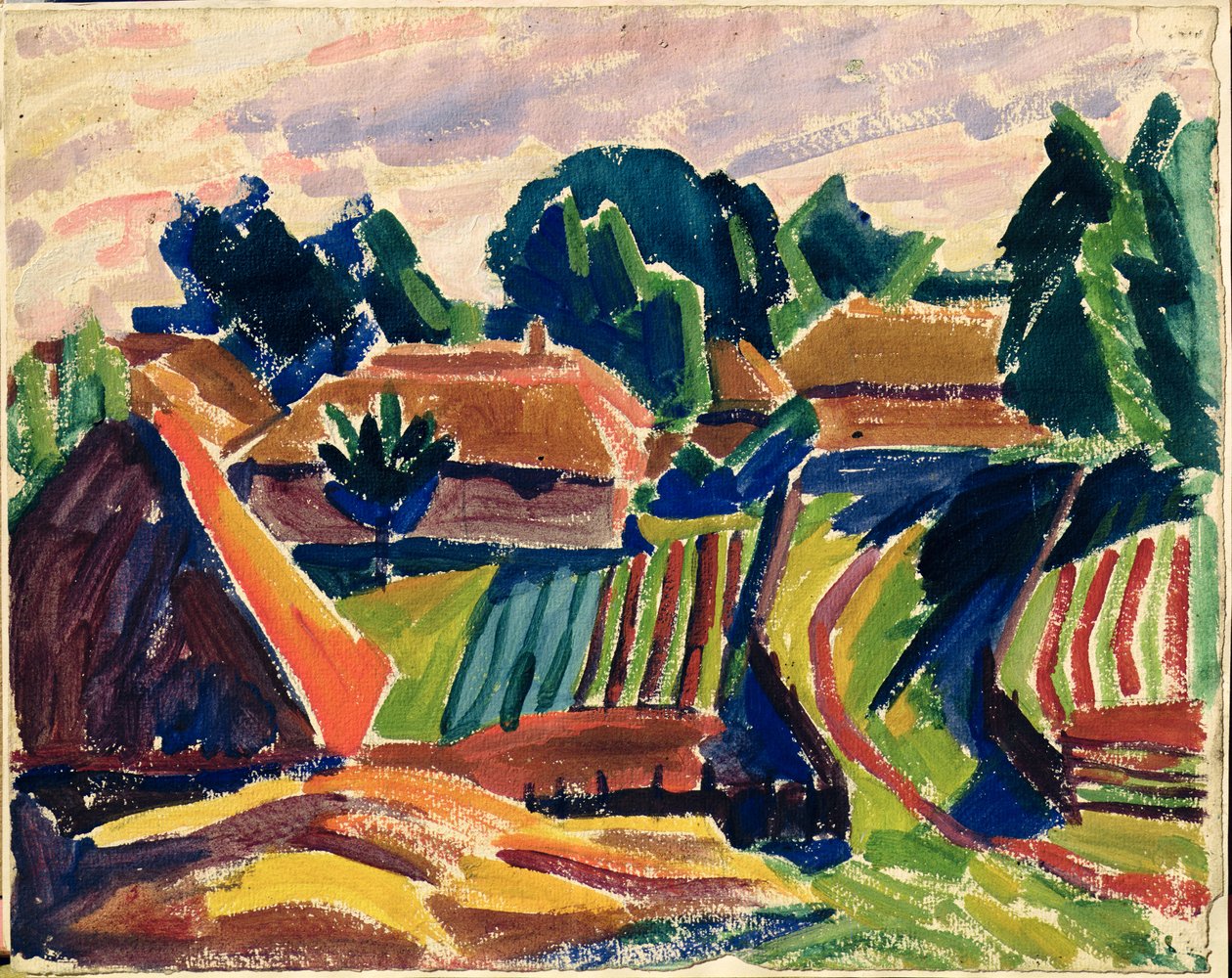 المناظر الطبيعية ، 1908-120 بواسطة Alexej von Jawlensky