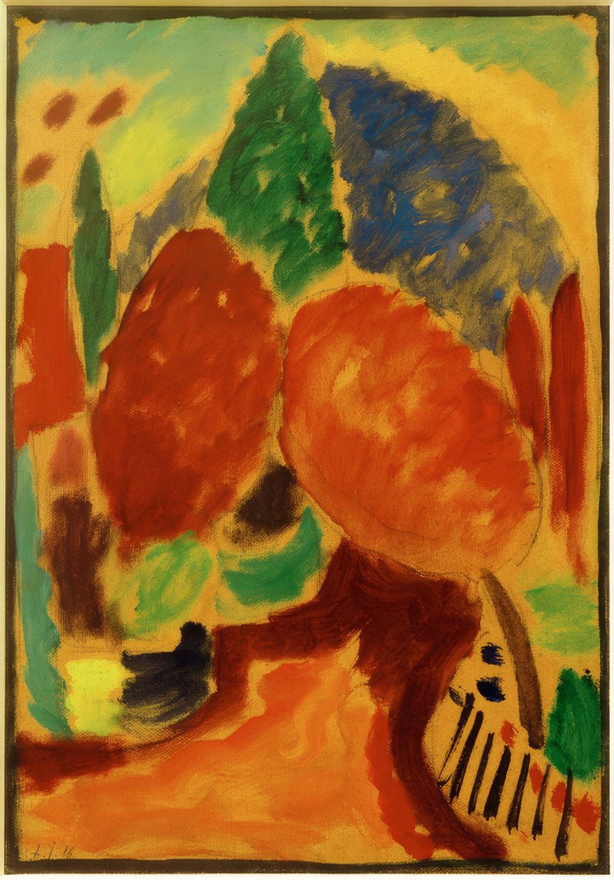 الاختلاف: الطريق البرتقالي بواسطة Alexej von Jawlensky
