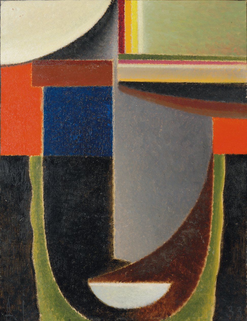 رئيس الملخص: Andante؛ رأس الملخص: Andante، 1933 بواسطة Alexej von Jawlensky