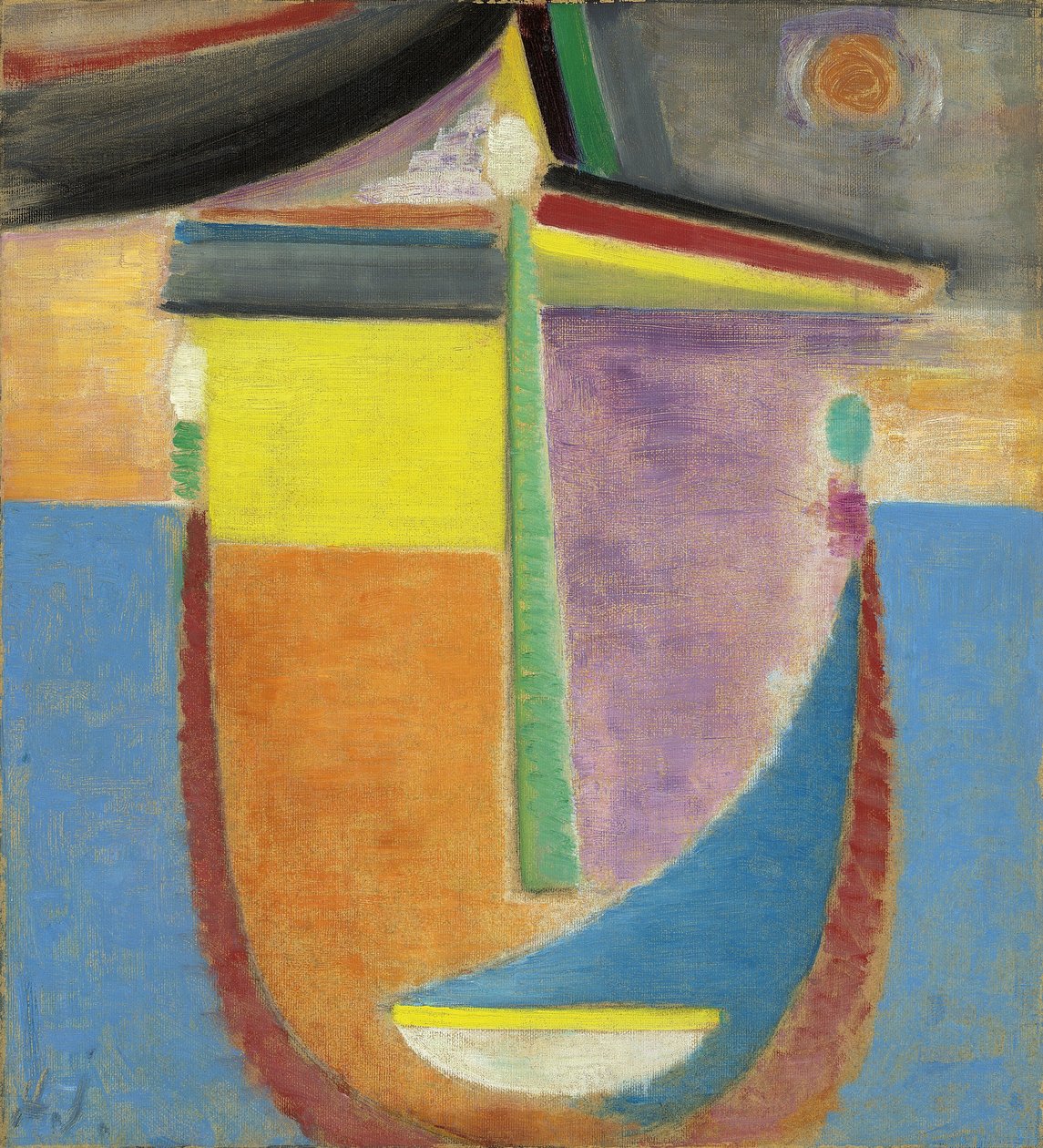 رأس الملخص: تكوين ، 1924 بواسطة Alexej von Jawlensky