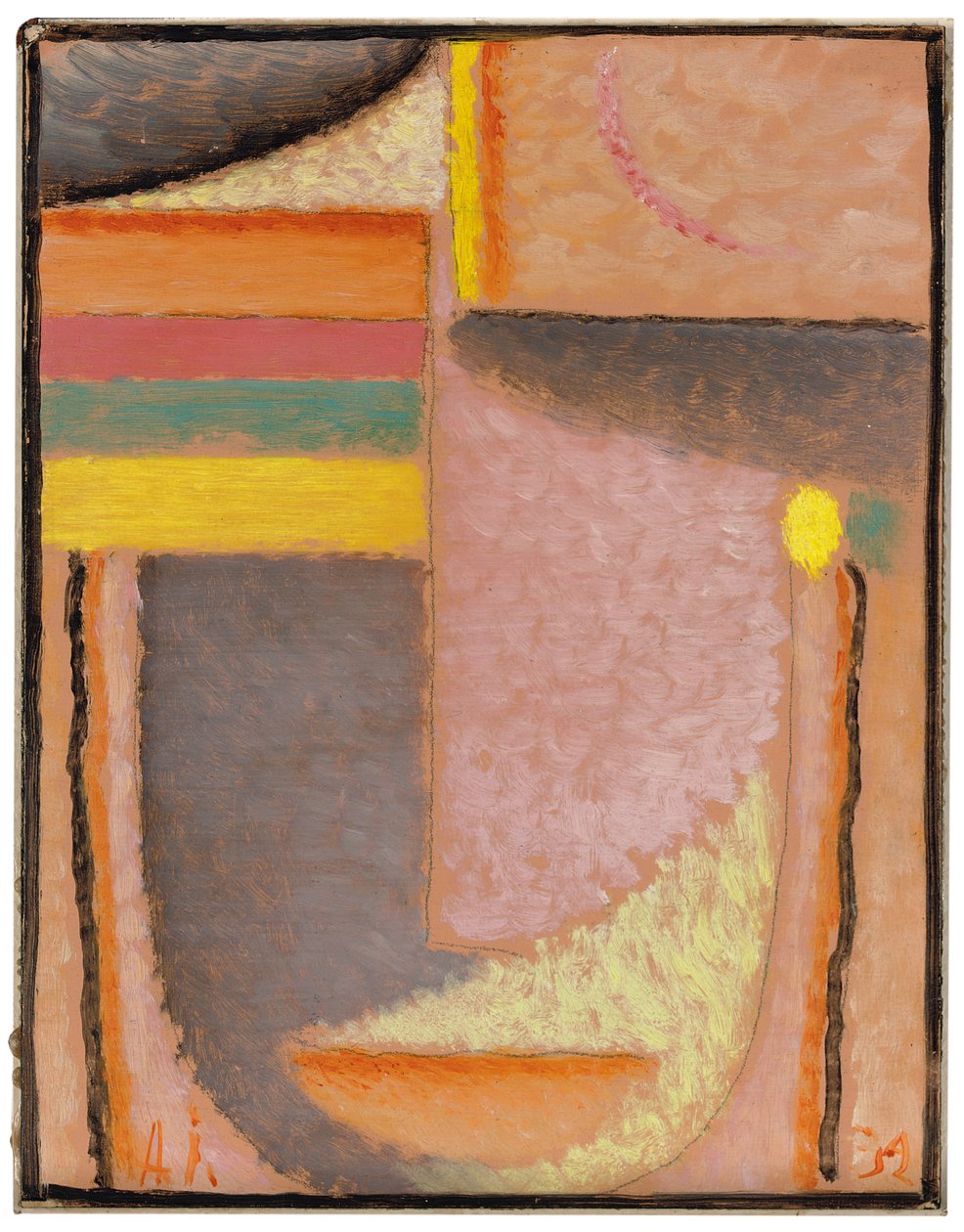 رأس الملخص: بارثينون ، 1932 بواسطة Alexej von Jawlensky