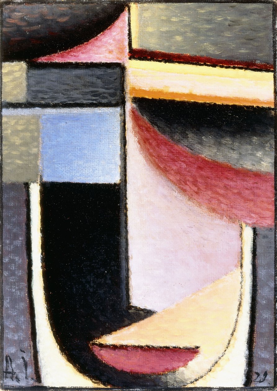 رأس الملخص: The Chalice Passed Me، 1929 بواسطة Alexej von Jawlensky