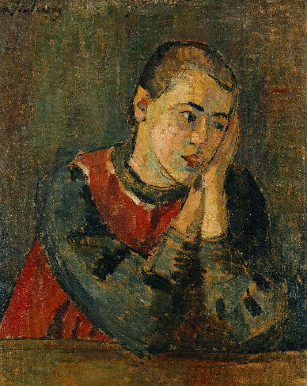 طفل ذو رأس مشذب. طفل برأس مشذّب ، 1906 بواسطة Alexej von Jawlensky