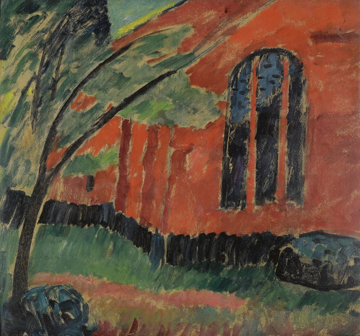 الكنيسة في Prerow ، ج. 1911 بواسطة Alexej von Jawlensky