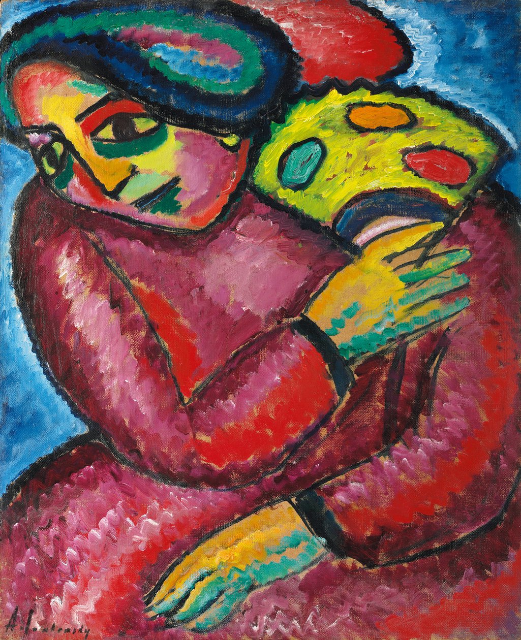 الرقص مع مروحة صفراء. الرقص بمروحة صفراء ، 1912 بواسطة Alexej von Jawlensky