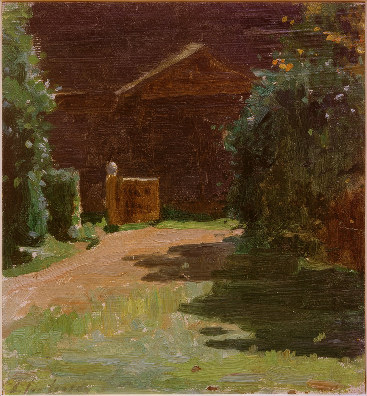 مدخل قلعة أنسباكي بواسطة Alexej von Jawlensky