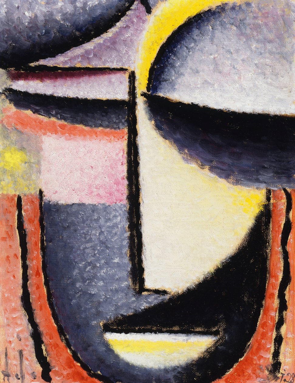 منظر داخلي ، 1928 بواسطة Alexej von Jawlensky