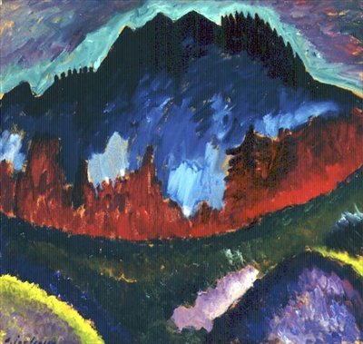 المناظر الطبيعية بالقرب من Oberstdorf بواسطة Alexej von Jawlensky