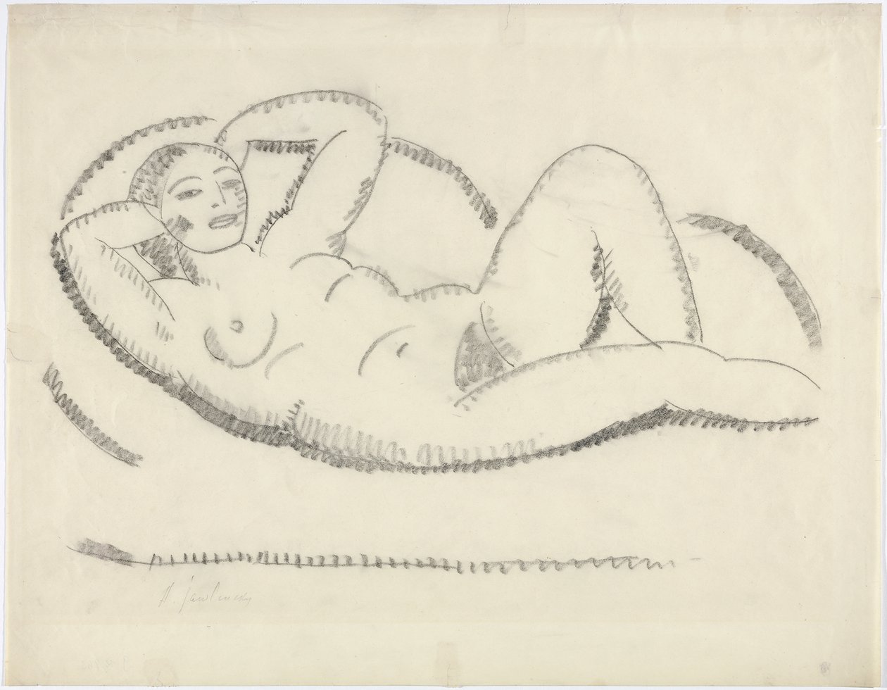 راقد عارية بواسطة Alexej von Jawlensky