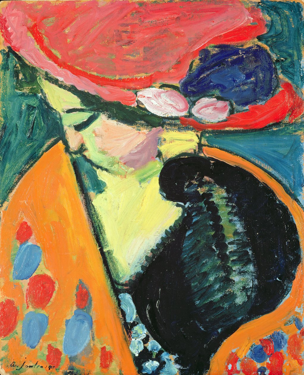 الرأس المنخفض 1909 بواسطة Alexej von Jawlensky
