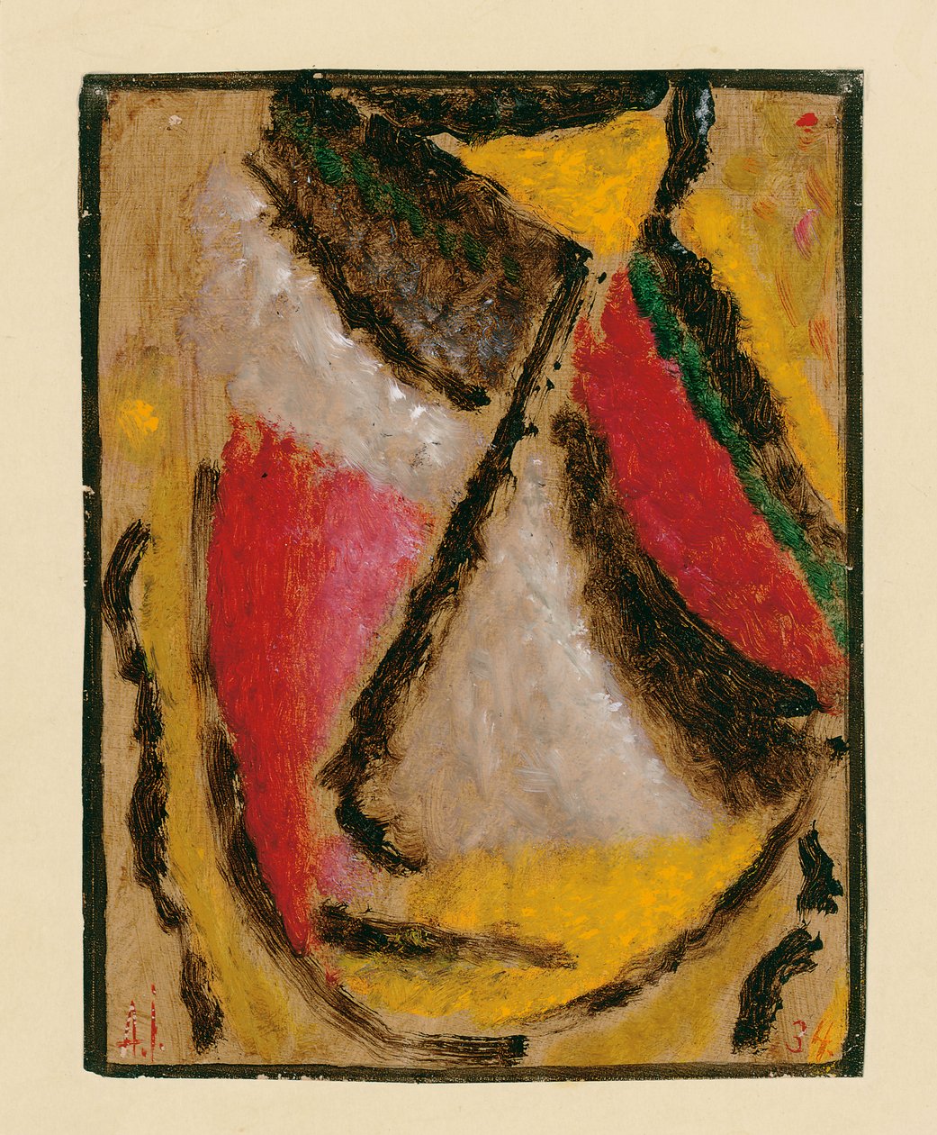 التأمل ، 1934 بواسطة Alexej von Jawlensky