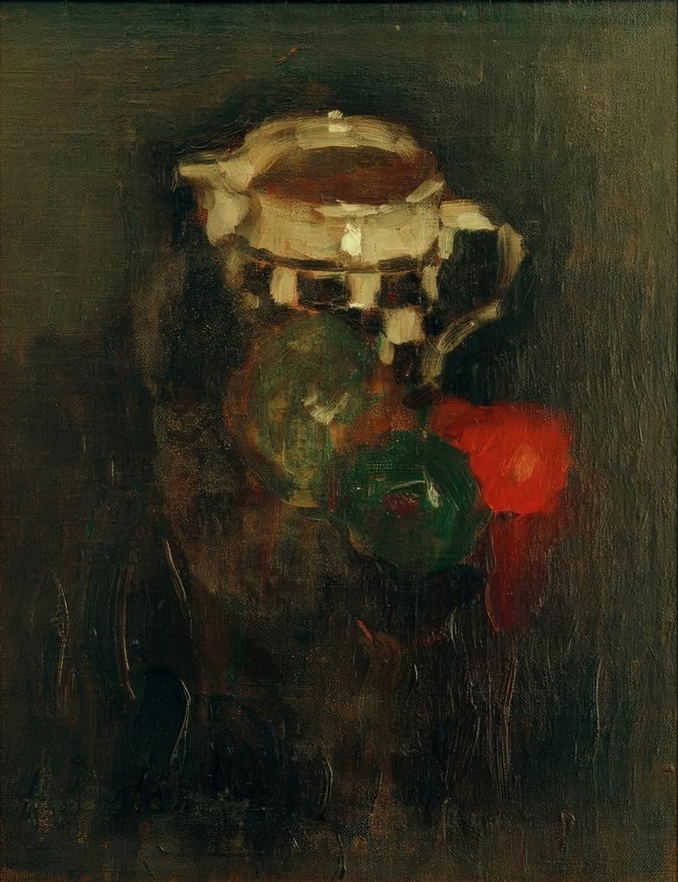 Milchkrug mit Äpfeln بواسطة Alexej von Jawlensky