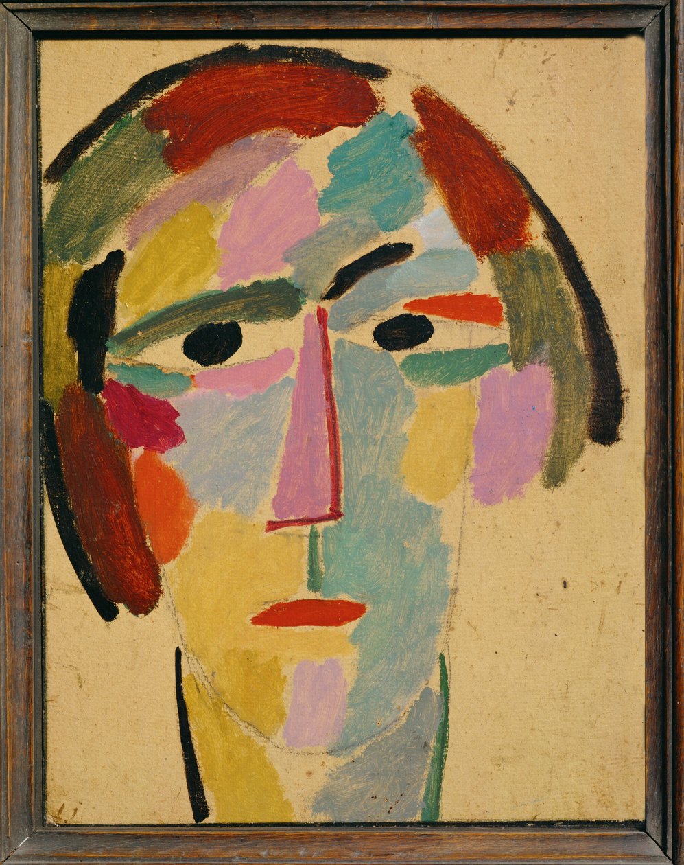 رأس صوفي أنيكا (كرتون) بواسطة Alexej von Jawlensky