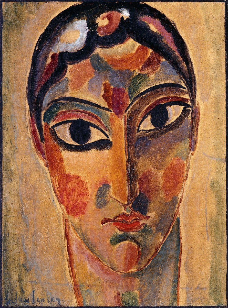 رئيس باطني: رئيس أسكونا. رأس باطني: رأس أسكونيز ، 1918 بواسطة Alexej von Jawlensky