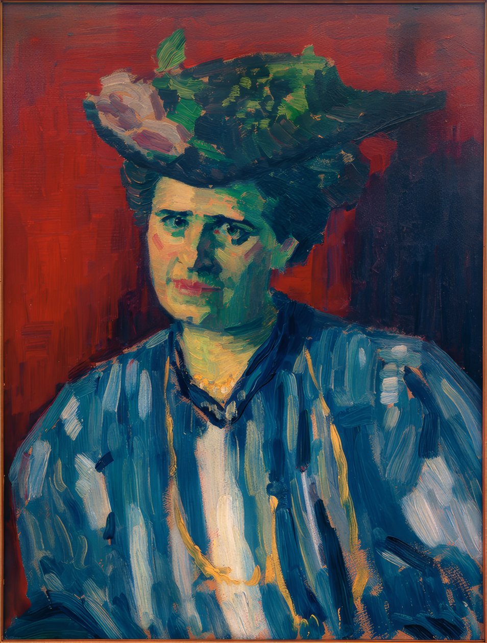 صورة لهيدويج كوبين بواسطة Alexej von Jawlensky