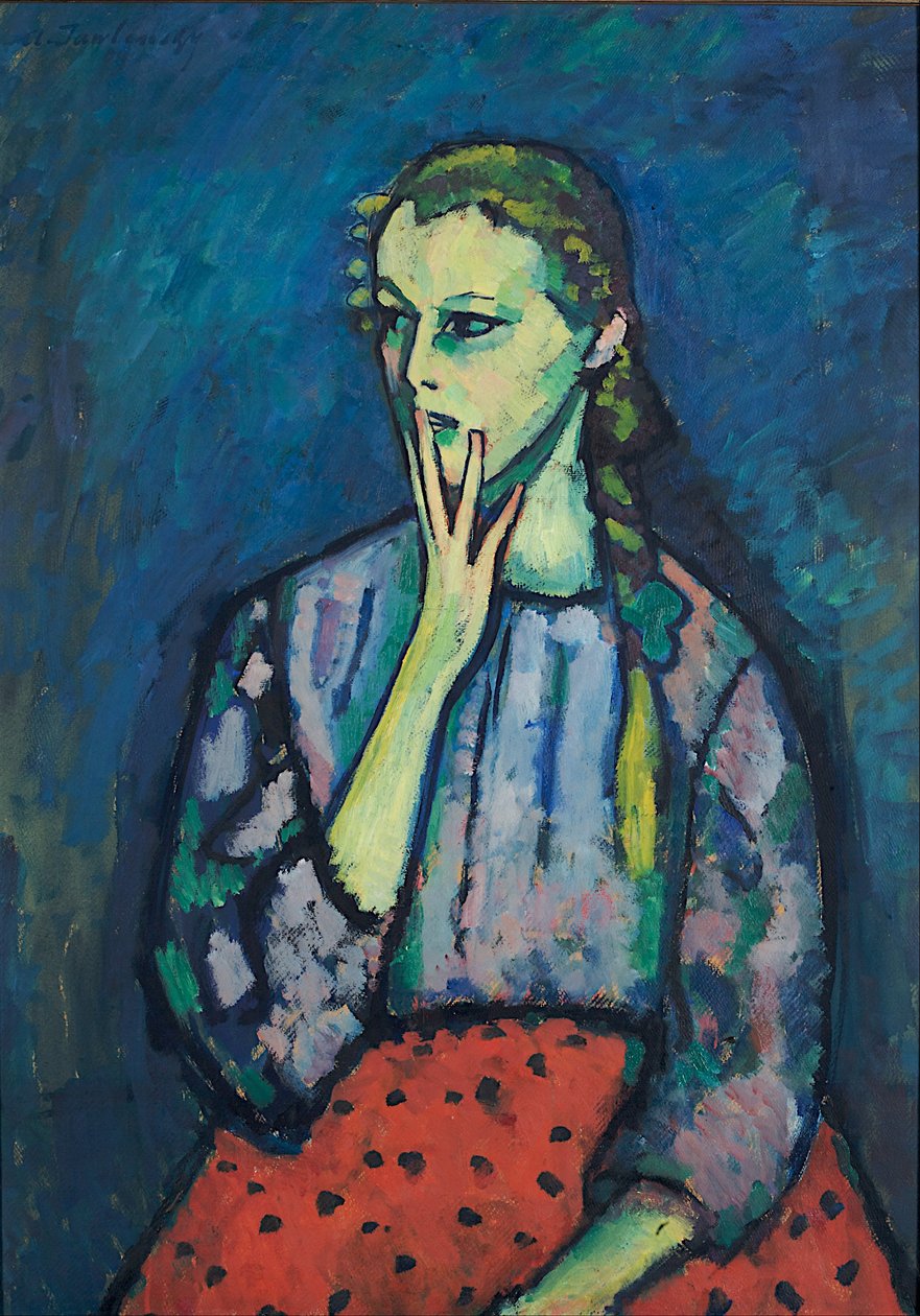 صورة لفتاة بواسطة Alexej von Jawlensky