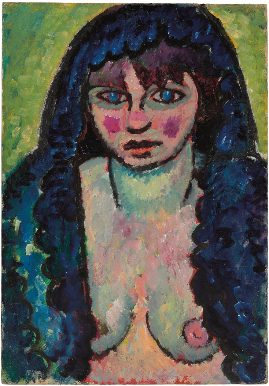 صورة لامرأة ، ج 1912 بواسطة Alexej von Jawlensky