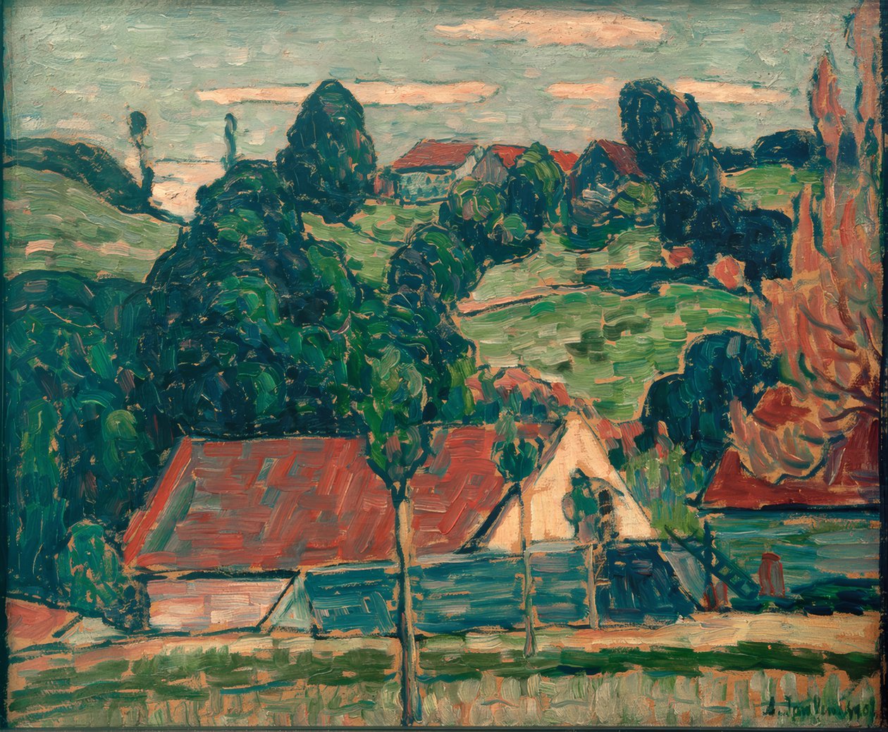 يوم صيفي بواسطة Alexej von Jawlensky