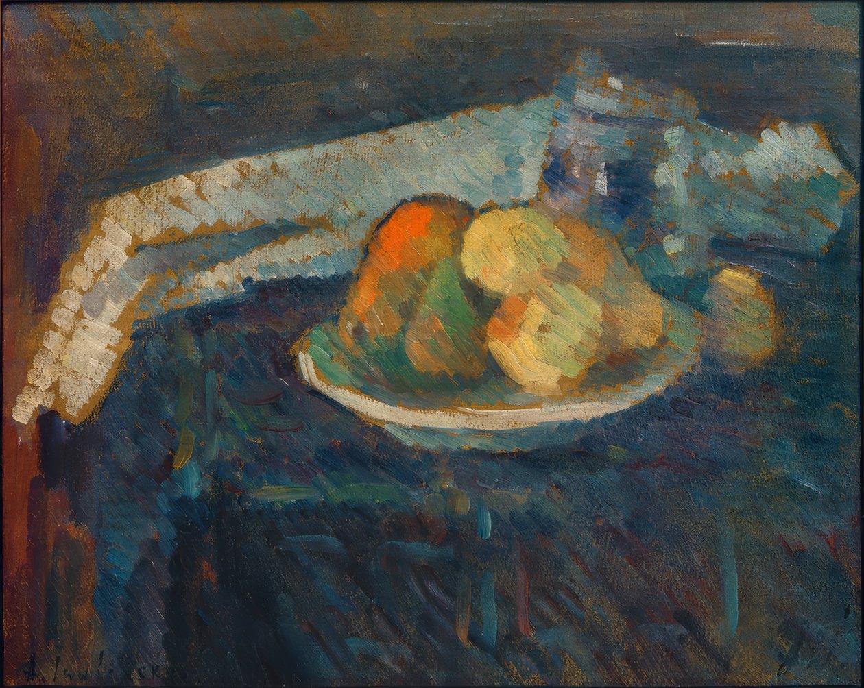 لا تزال الحياة مع منديل بواسطة Alexej von Jawlensky