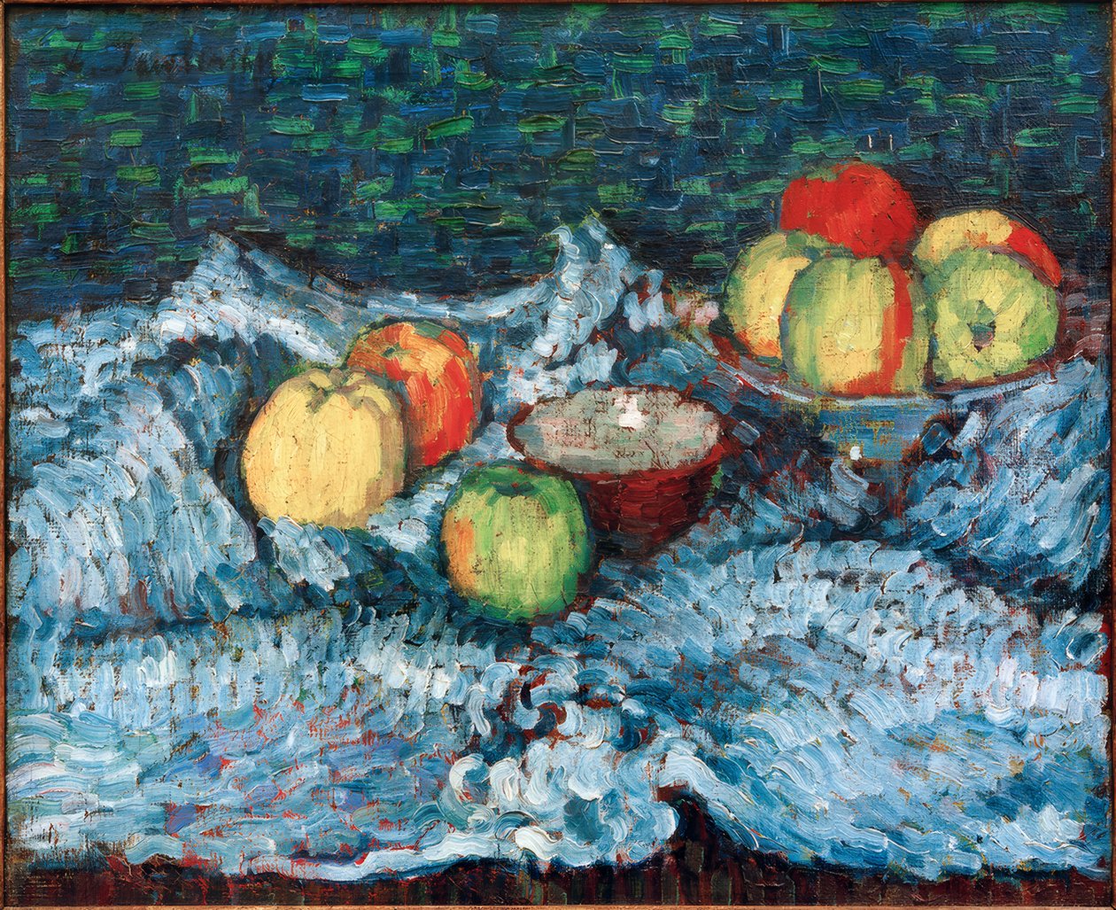 لا تزال الحياة مع التفاح ، حوالي عام 1905 بواسطة Alexej von Jawlensky