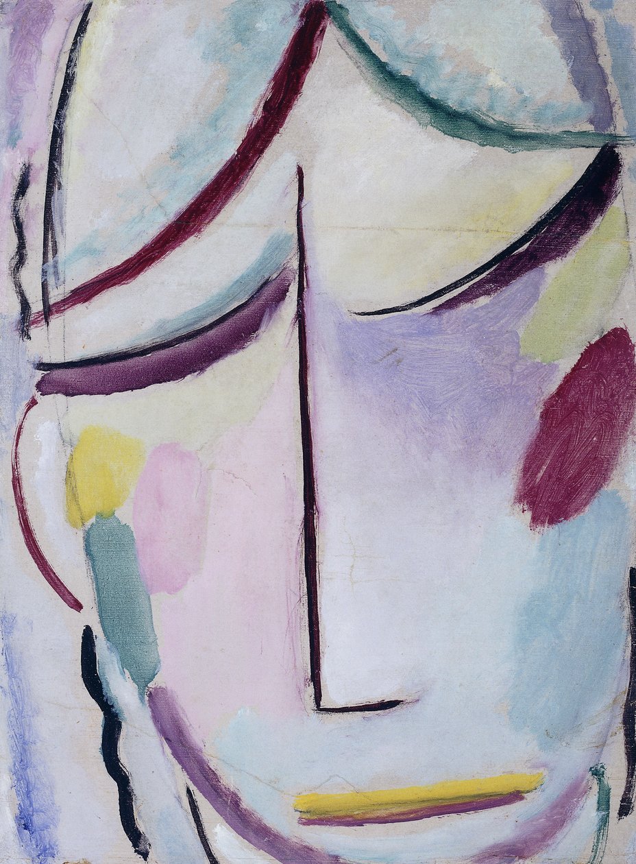 وجه المخلص Heilandsgesicht، c. 1921 بواسطة Alexej von Jawlensky