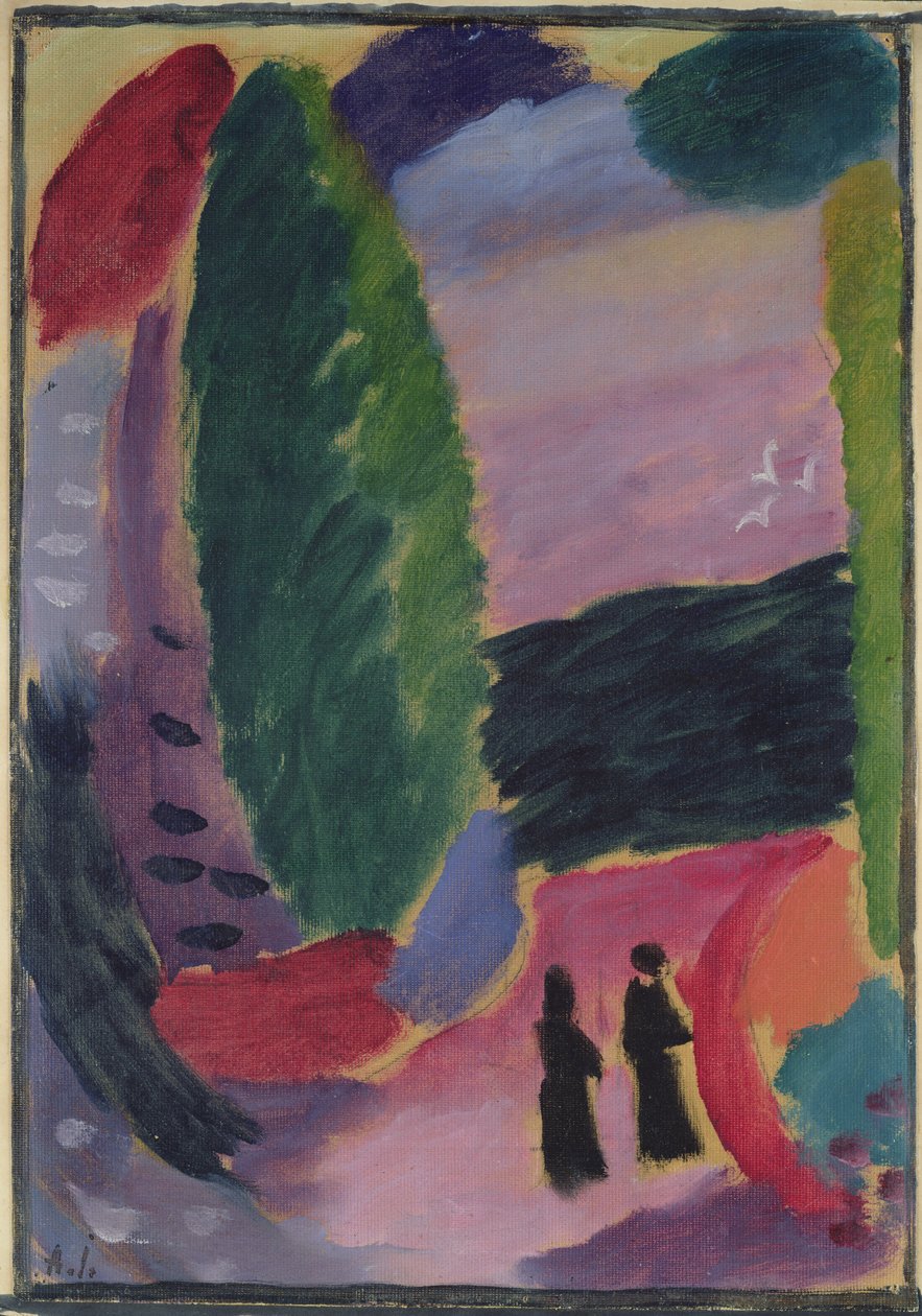 الاختلاف ، 1916-17 بواسطة Alexej von Jawlensky