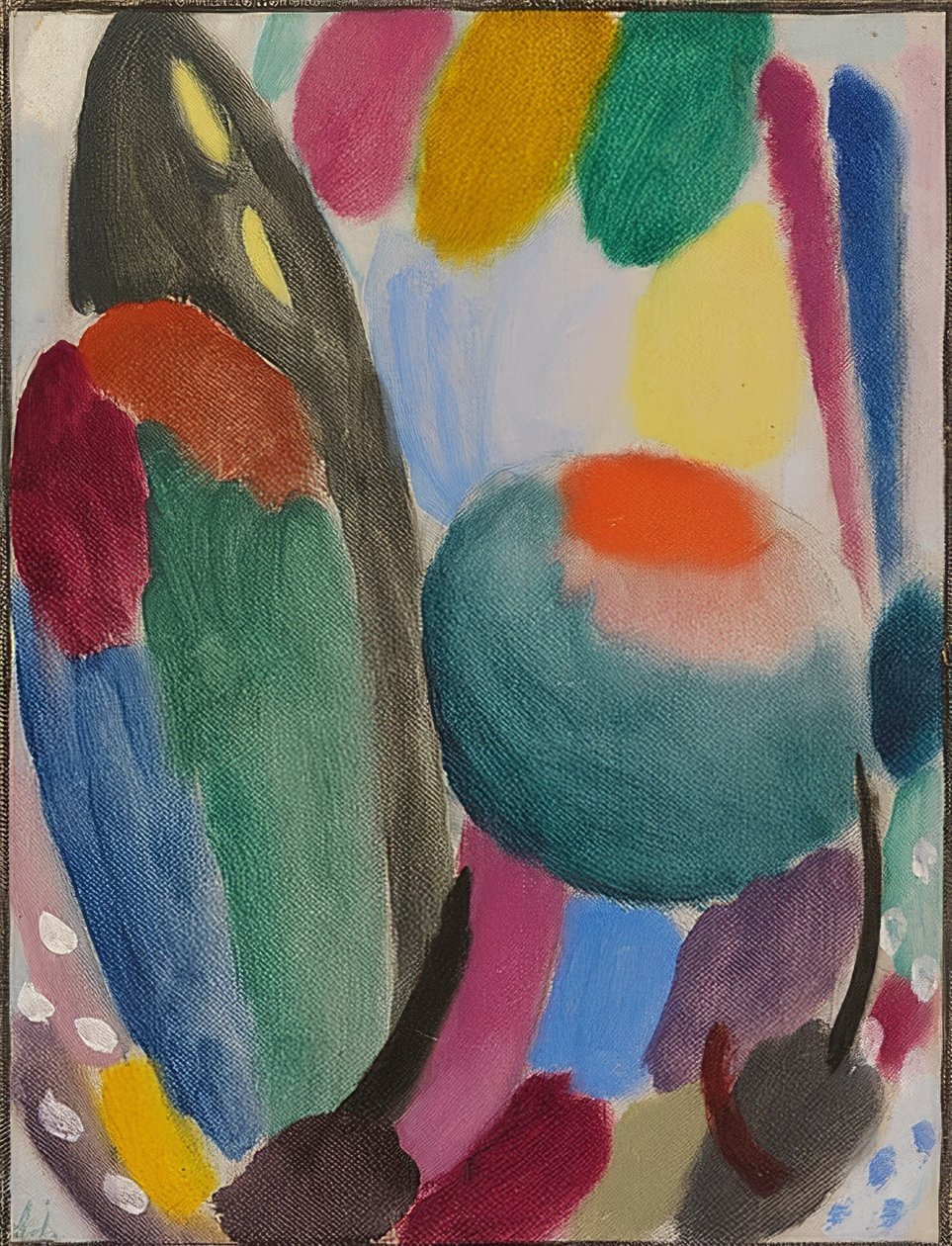 الاختلاف: العطر والنضارة (هولندا). 1918 بواسطة Alexej von Jawlensky