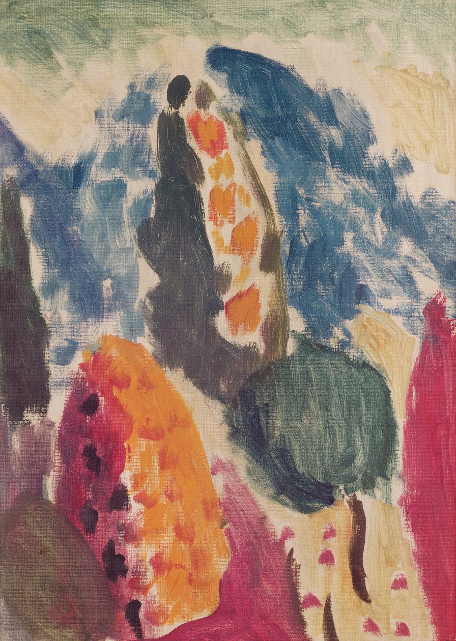 الاختلاف الرابع ، 1916 بواسطة Alexej von Jawlensky