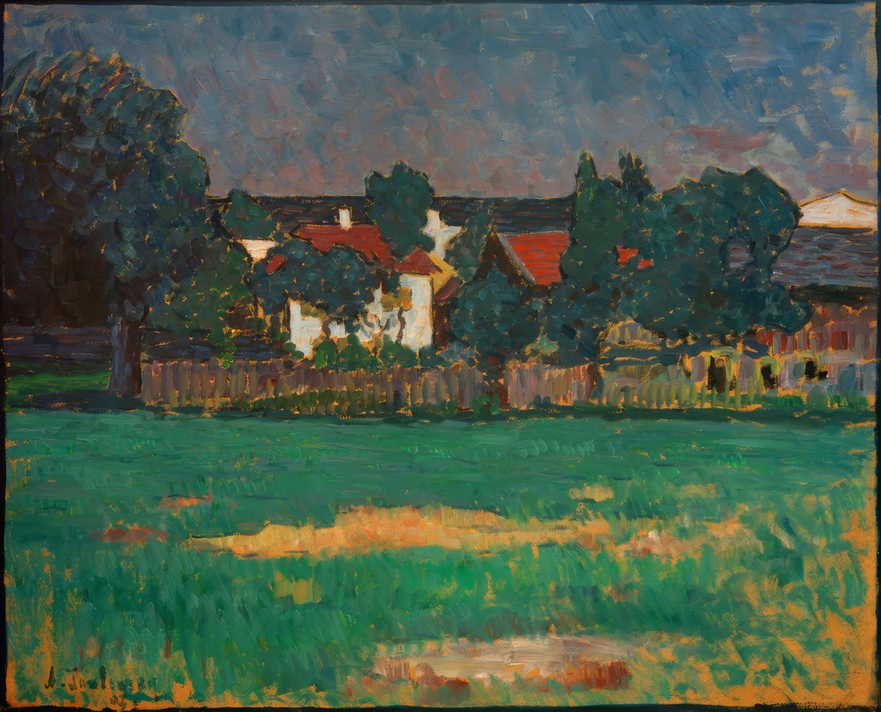 المناظر الطبيعية Wasserburger بواسطة Alexej von Jawlensky