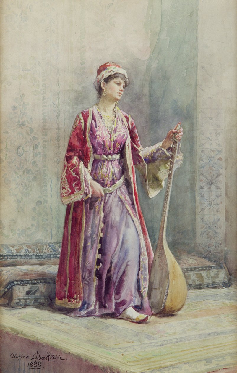 موسيقي حريم ، 1888 بواسطة Alexina MacRitchie