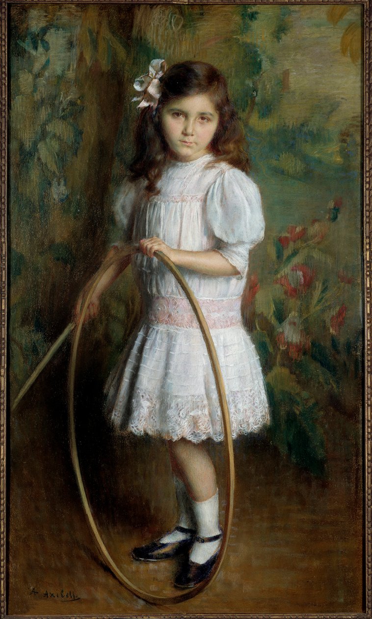 ابنة الفنان في الطوق لوحة أليكسيس أكسيليت (1860-1931) 1909 أنجرس ، متحف الفنون الجميلة - ابنة الفنان مع طوق. لوحة أليكسيس أكسيليت (1860-1931) بواسطة الكسيس أكسيليت