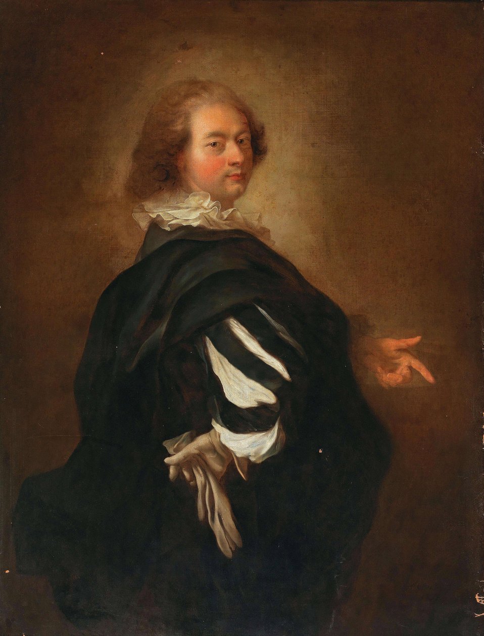 بورتريه ذاتي ، أوائل 1730s. بواسطة الكسيس غريمو