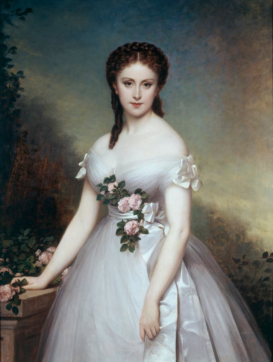 صورة لماري روز لوحة أليكسيس جوزيف بريجنون (1806-1882) بواسطة الكسيس جوزيف بيرينيون