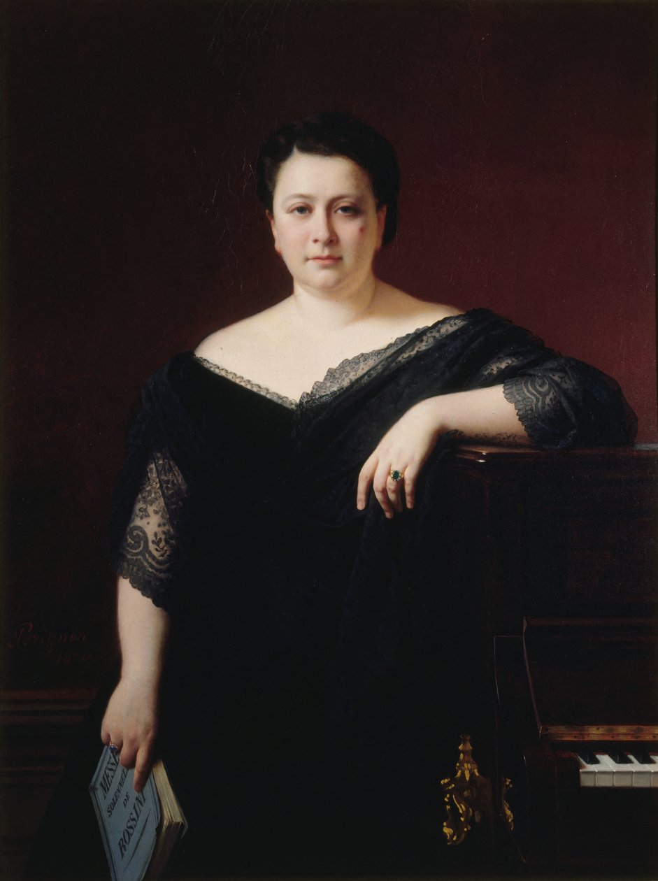 صورة لمغنية الأوبرا ماريتا ألبوني 1826-1894 ، 1870. بواسطة الكسيس جوزيف بيرينيون