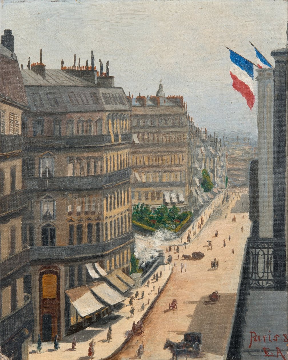 Katunakyma PariisistanEnglish: Street View from ParisnSvenska: Gatubild fran Parisn بواسطة ألفيلد نوردلوند
