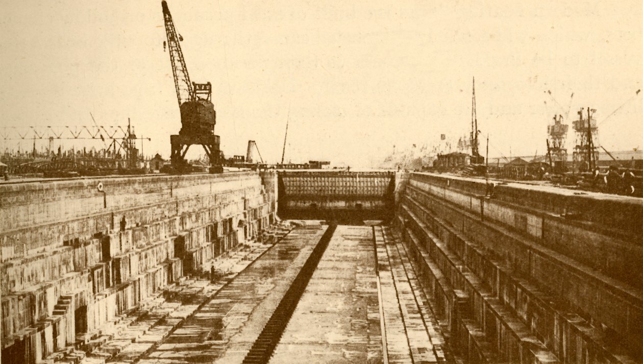 "ملحق ألبرت دوك ، ميناء لندن" ، عام 1930. بواسطة ألفيري