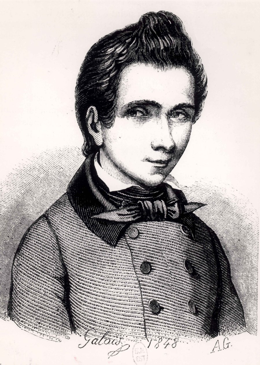 إيفاريست جالوا (1811-1832) ، 1848 (صور من وزن الجسم) بواسطة ألفريد جالوا