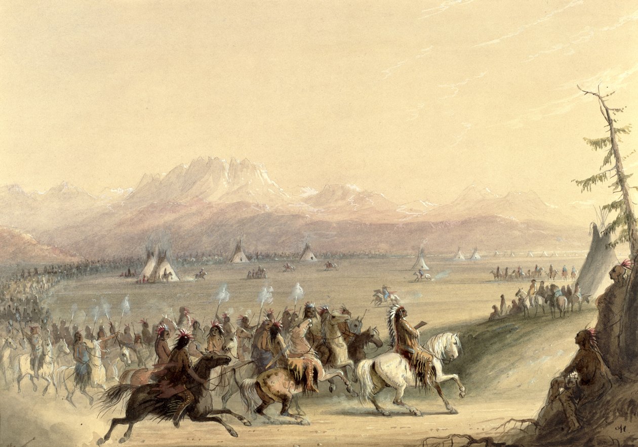 كافالكايد ، ج 1858 بواسطة ألفريد جاكوب ميلر